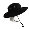 YF2232A Polyester Medium Hat - Black