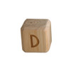 WABD Wooden Alphabet Block - D