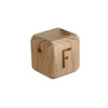 WABF Wooden Alphabet Block - F