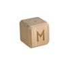 WABM Wooden Alphabet Block - M