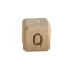 WABQ Wooden Alphabet Block - Q