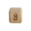 Wooden Alphabet Block - Y