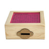 SAVES2 Small Wooden Money Box - Pink SAVE1000