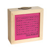 SAVES2 Small Wooden Money Box - Pink SAVE1000