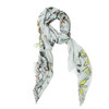SY2309 Scarf - Coloured Leaf Outlines