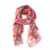 SY2321 Scarf - Pink, Purple Melted Pattern