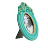 FZ2034 Small Seagreen Oval Rose Bow Photoframe