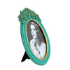 FZ5036C Large Seagreen Oval Rose Bow Photoframe