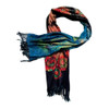 ZZ2321 Cashmere Scarf - Frieda, Floral Necklace Headpiece