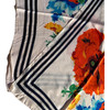 ZZ2443 Polyester Scarf - Bold Single Flowers