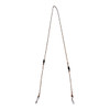 GC05 Glasses Chain - Gold Chain, Four Black Pearls