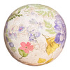 D0014134 Ceramic Ball - Large Purple Flowers