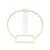 XY31182 Gold Frame And Vase - Circle
