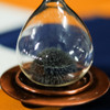 S0612 Magnetic Hourglass - Grey Grain And Copper Base