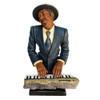 16338A Jazz Musician Figurine – Keyboard Player – Blue Tie
