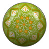 EBOWL55J Ceramic 14cm Bowl - Orange Green Mandala