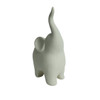 X003 Animal Craft - Minimalist White Elephant Raised Trunk X003 Animal Craft - Minimalist White Elephant Raised Trunk