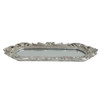 1501019AF Floral Elegance Mirrored Silver Tray 1501019AF Floral Elegance Mirrored Silver Tray