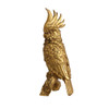 130012 Animal Craft - Gold Cockatoo On Perch 130012 Animal Craft - Gold Cockatoo On Perch