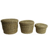 GY01 Tall Round Handled Basket Set (3 Pieces)