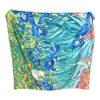 HH2606C Cashmere & Silk Scarf – Blue Iris Garden