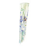 HH2607C Cashmere Scarf – Blue Irises in Glass Vase