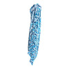 BY2603G Viscose Scarf – Blue Abstract Wave Print