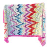 BY2605A Viscose Scarf – Multicolour Chevron Print