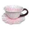 CCP0164C Ceramic Cup & Saucer Set – Blush Flower