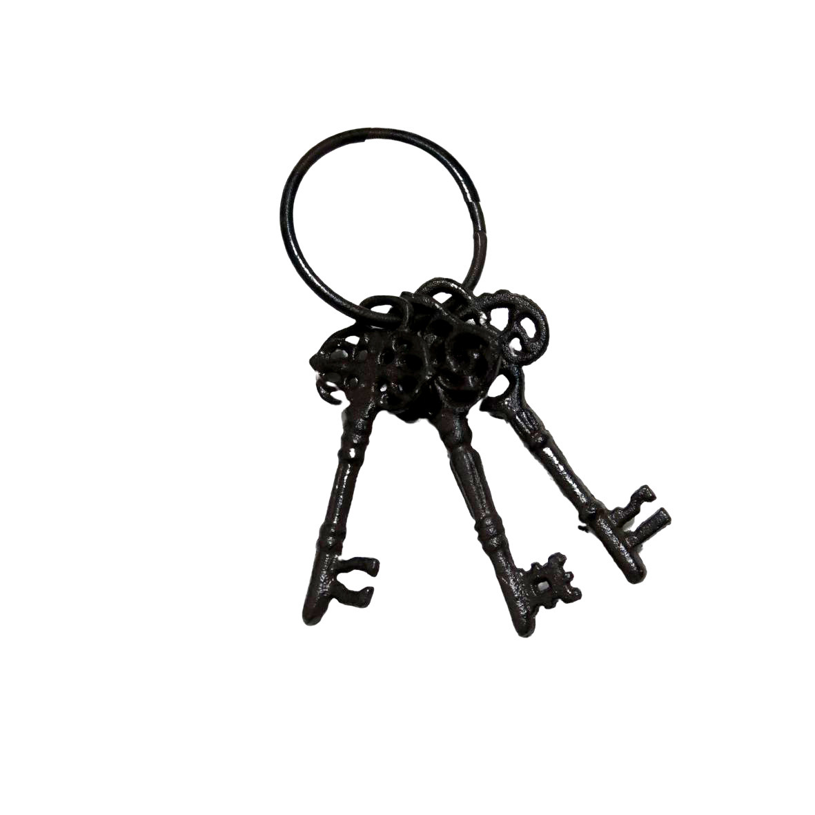 KEY6699 Rustic Keys - Set of 3 Two Tooth - Bali Trading Wholesale