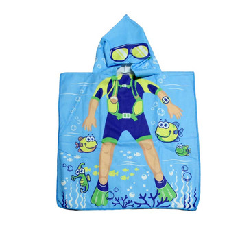 TOWHR1D Sea Diver Beach Cloak