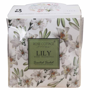 XB034C Lily Fragrance Sachet Paper Box Of 12