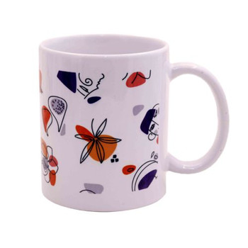 CPM43 Ceramic Printed Mug - Line Drawing Colorful