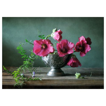 PVCPFLORAL14 PVC Table Placemat - Still Life Poppy
