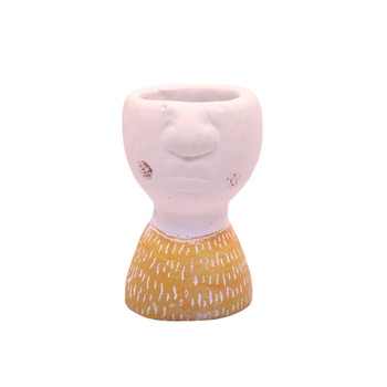 S020 Yellow Jersey Cement Male Planter