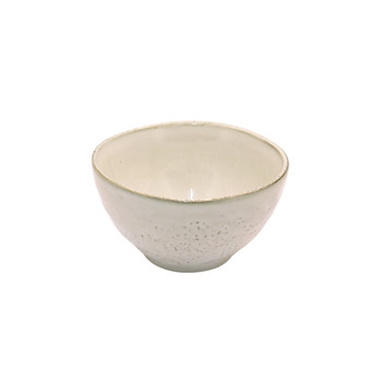 TM21ST0405072 Off White And Grey Speckled Ceramic Dessert Bowl