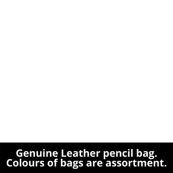 EDLPBAG10 Genuine Leather Edson Long Pencil Bag - FAITH > FEAR