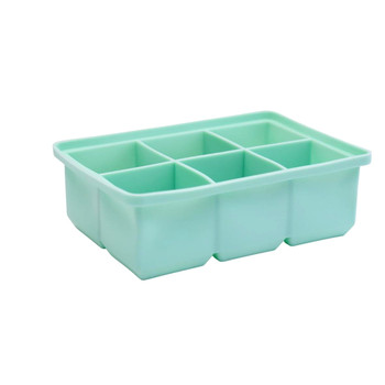 Mainstays Silicone Big Ice Cube Tray, Silicone, Teal 