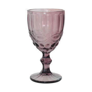 WINEGL003 Purple Wine Glass Box Of 6