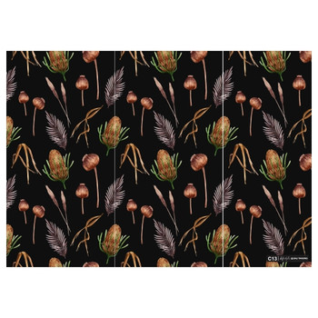 GWC13 Gift Wrap Paper Single Sheet 490mm x 690mm - Tropical and Exotic Plants