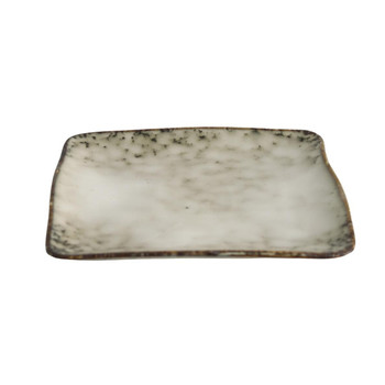 TM30065 Off White And Black Speckled Square Side Plate