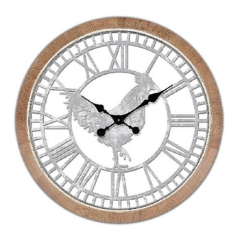 10Q084 Wall Clock - Rooster