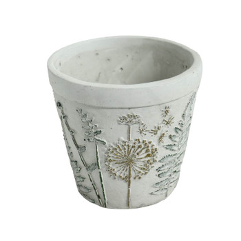 16290SB64 Small Grey Ceramic Pot Planter - Plants Impressions