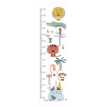 PVCHC16 PVC Height Chart -  Wild Animals