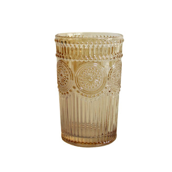 7133C Tall Drinking Glass (Set of 6) - Gold Chrome