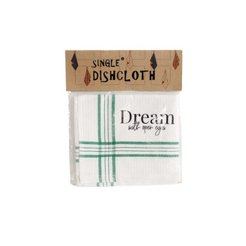 DCS6 Single Printed Dishcloth - Dream with Open Eyes