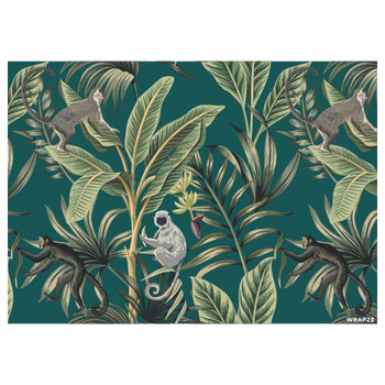 WRAP28 Gift Wrap Sheet - Vintage Banana Trees