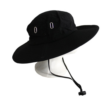 YF2232A Polyester Medium Hat - Black