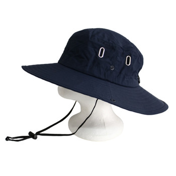 YF2232F Polyester Medium Hat - Navy