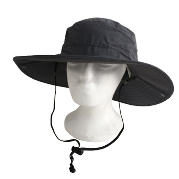 YF2232G Polyester Medium Hat - Steel Grey